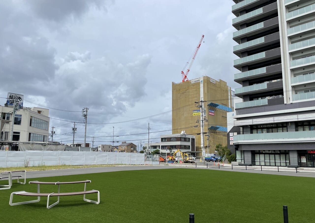 知立駅前暫定広場